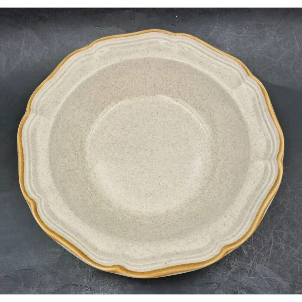 Vintage Mikasa Garden Club Stoneware Serving Bowl 8.5x2